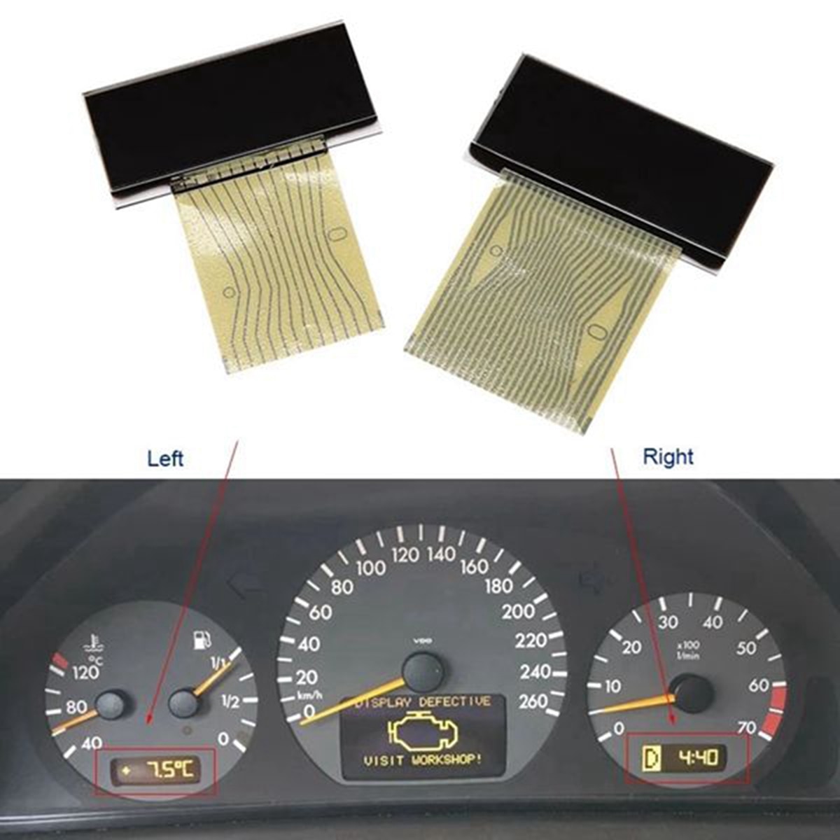   LCD ȭ  ÷, ޸  C Ŭ W202 E Ŭ W208 CLK W210 SLK 170 